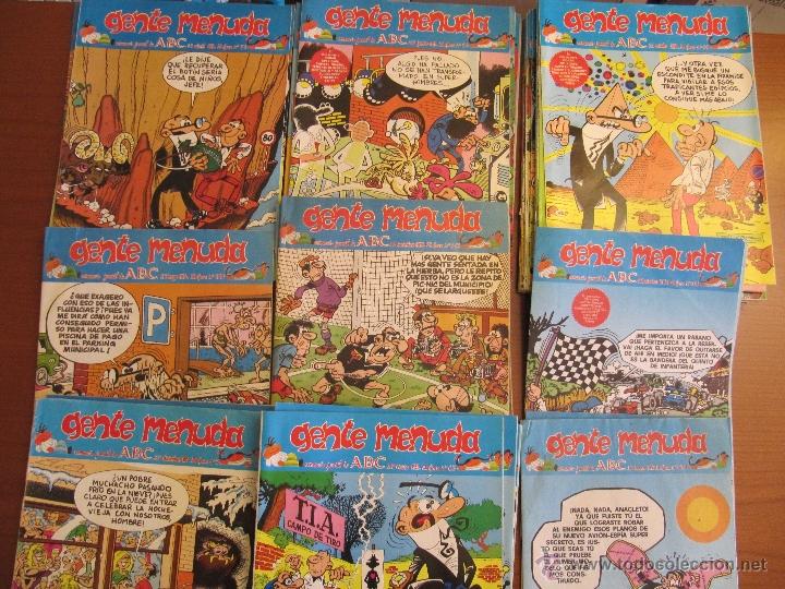 C&oacute;mics: Gente Menuda. Lote de 64 n&uacute;meros. - Foto 1