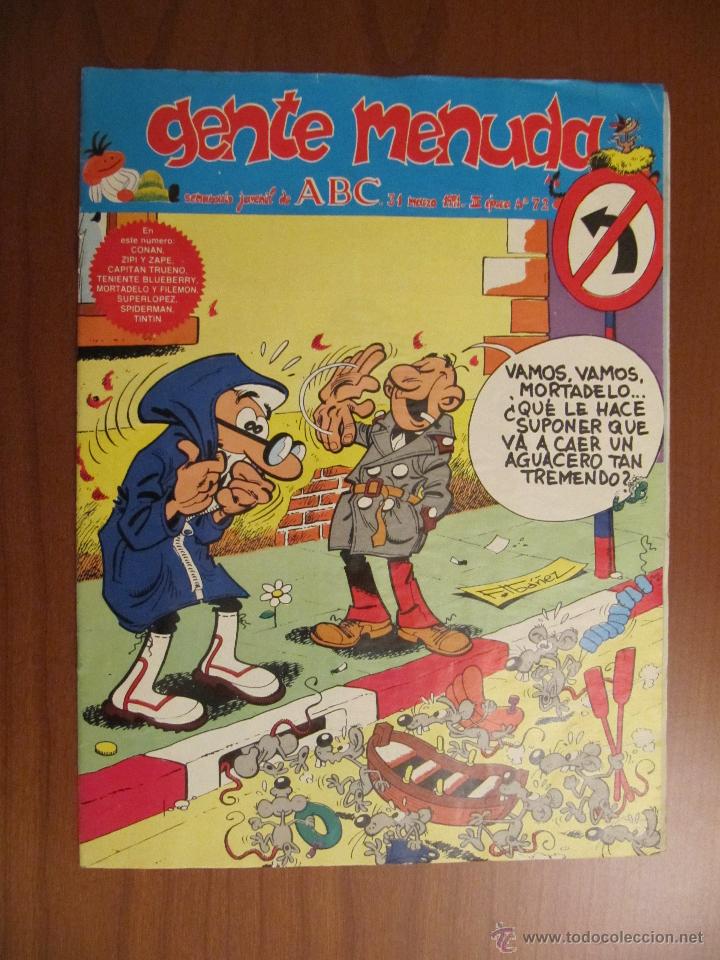 C&oacute;mics: Gente Menuda. 31 de marzo de 1991. n&ordm; 72 - Foto 1