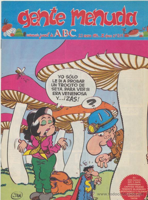 C&oacute;mics: Gente Menuda. Lote de 37 ejemplares entre el 219 y el 461. - Foto 1