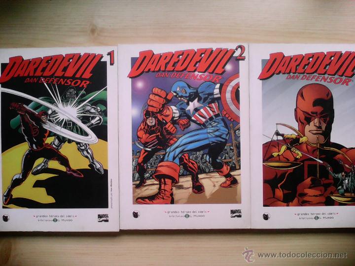 C&oacute;mics: Grandes H&eacute;roes del C&oacute;mic. Daredevil . Completa. 3 ejemplares - Foto 1