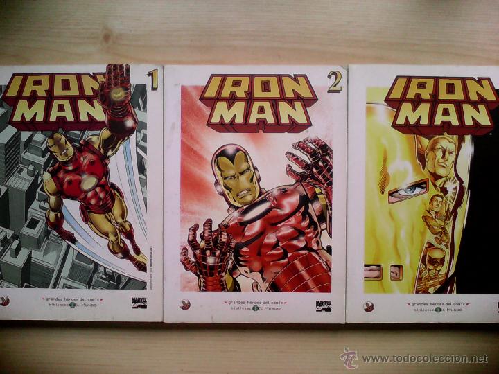C&oacute;mics: Grandes H&eacute;roes del C&oacute;mic. Iron Man.  Completa. 3 ejemplares - Foto 1