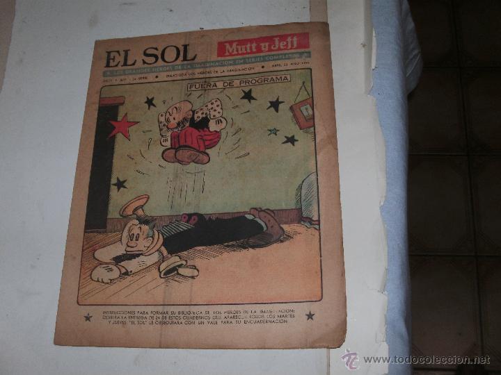 C&oacute;mics: EL SOL - MUTT Y JEFF - - Foto 1