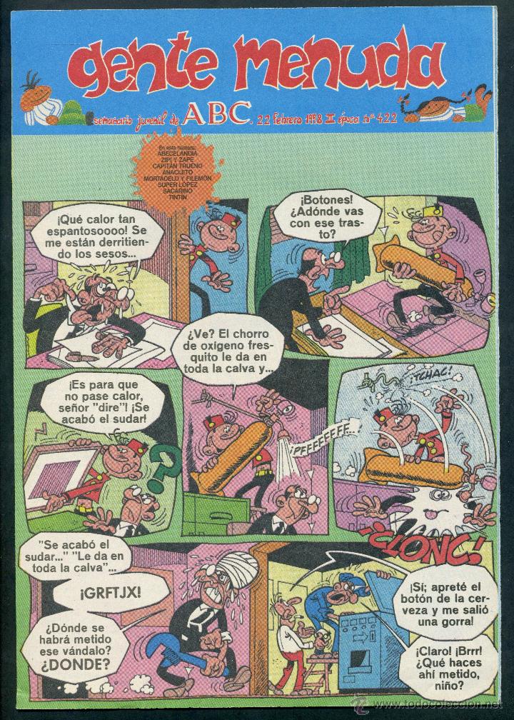 C&oacute;mics: GENTE MENUDA ABC - N&ordm; 422 - Foto 1