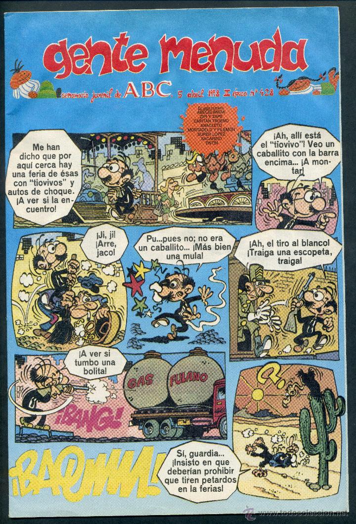 C&oacute;mics: GENTE MENUDA ABC - N&ordm; 428 - Foto 1