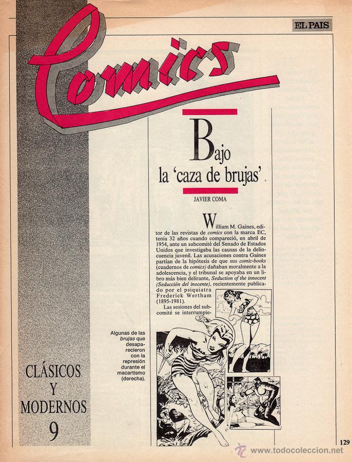 C&oacute;mics: COMICS, CLASICOS Y MODERNOS - Fasc&iacute;culo n&ordm; 9 El Pa&iacute;s - Foto 1