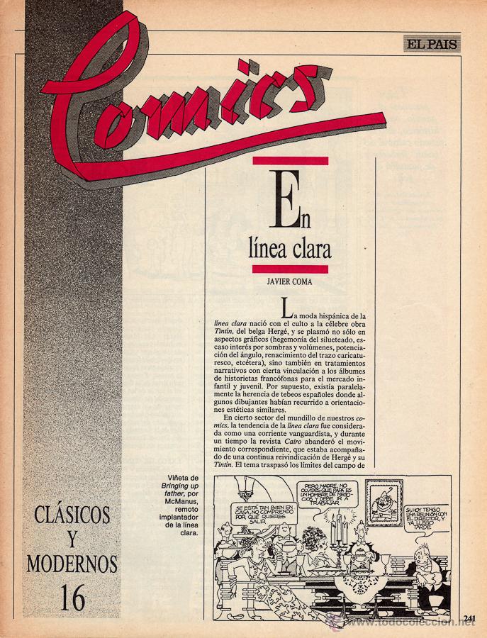 C&oacute;mics: COMICS, CLASICOS Y MODERNOS - Fasc&iacute;culo n&ordm; 16 El Pa&iacute;s - Foto 1