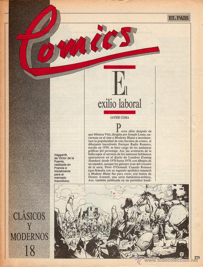C&oacute;mics: COMICS, CLASICOS Y MODERNOS - Fasc&iacute;culo n&ordm; 18 El Pa&iacute;s - Foto 1
