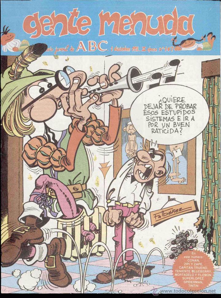 C&oacute;mics: GENTE MENUDA. A.B.C. N&ordm; 107 - Foto 1
