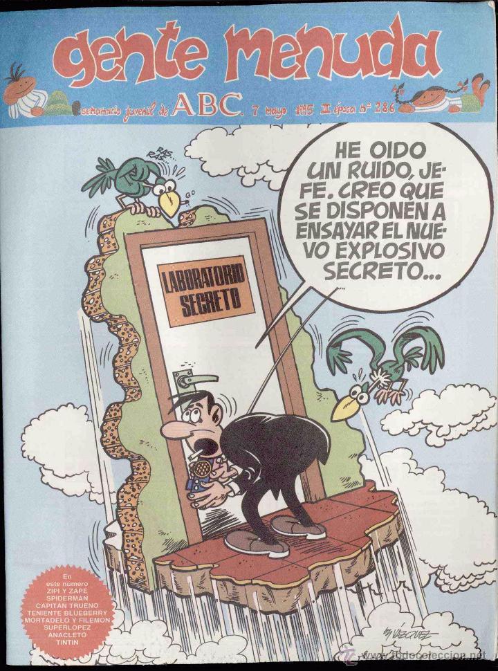 C&oacute;mics: GENTE MENUDA. A. B. C. N&ordm; 286 - Foto 1
