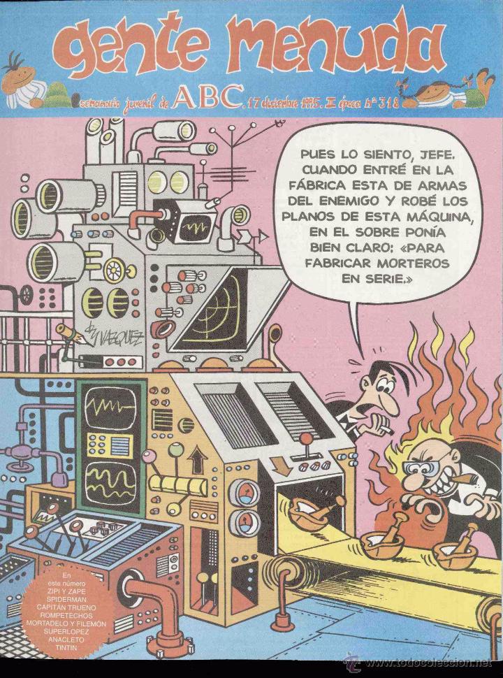 C&oacute;mics: GENTE MENUDA. A.B.C N&ordm; 318 - Foto 1