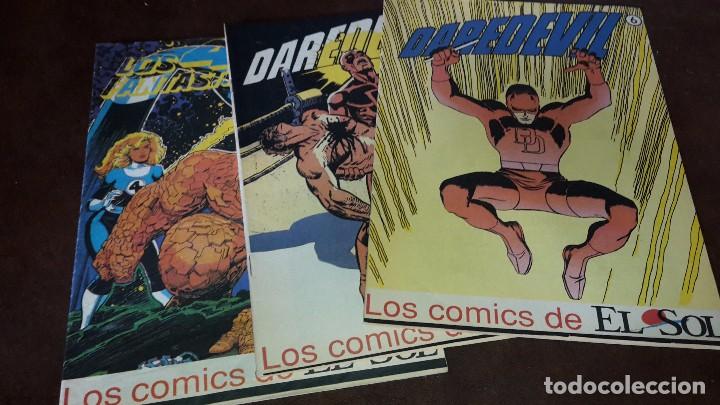 C&oacute;mics: Los Comics de El Sol. N&uacute;meros 6, 7 y 14. Daredevil y Los 4 Fant&aacute;sticos - Foto 1