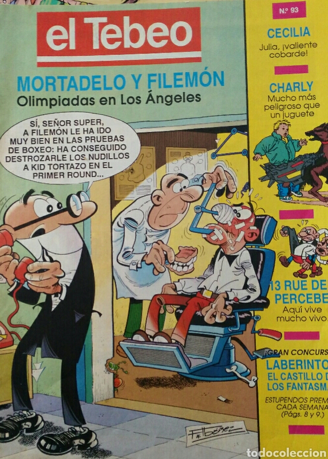 C&oacute;mics: El Tebeo. Mortadelo y Filem&oacute;n. N&uacute;mero 93. - Foto 1