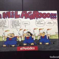 Cómics: EL PERIODICO DE CATALUNYA SUPLEMENTO GRATUITO 1993 MILAGRO MILAGROOO!!!. Lote 117534623