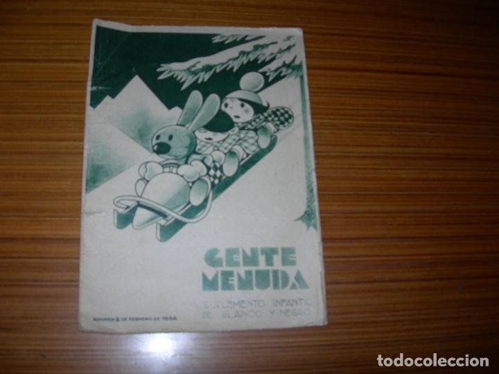 C&oacute;mics: GENTE MENUDA  N&ordm;  SUPLEMENTO INFANTIL DE BLANCO Y NEGRO - Foto 1