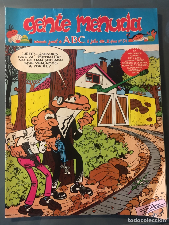 C&oacute;mics: GENTE MENUDA, Semanario Juvenil ABC N&uacute;mero 34 - Foto 1
