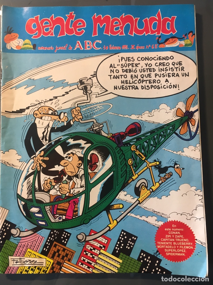 C&oacute;mics: GENTE MENUDA, SEMANARIO JUVENIL ABC N&Uacute;MERO 65 - Foto 1