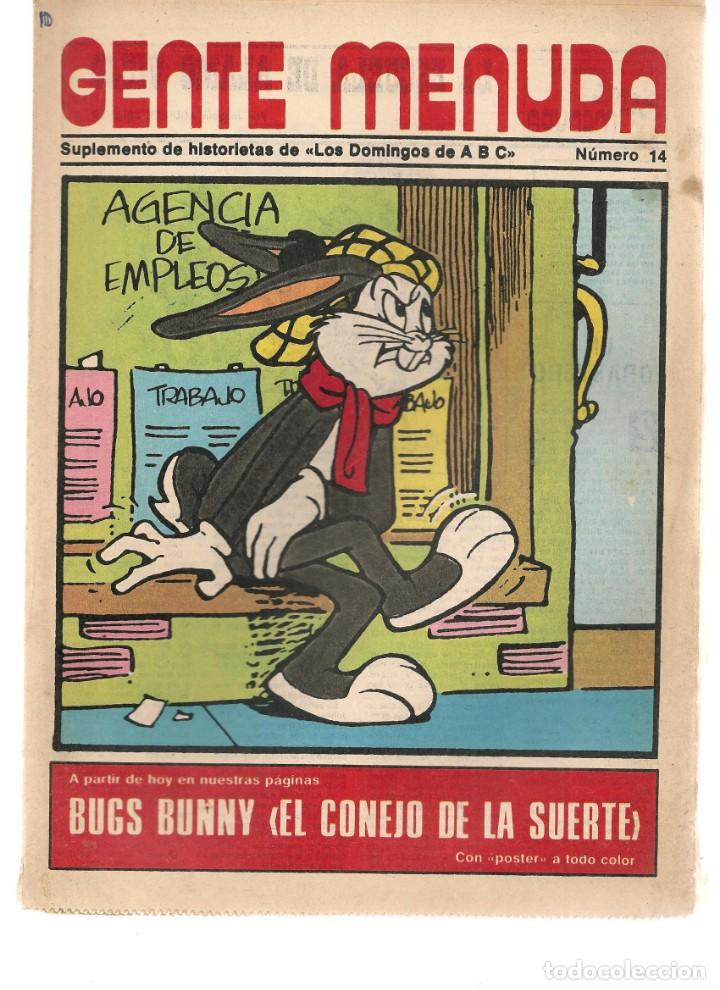 C&oacute;mics: GENTE MENUDA. N&ordm; 14. SUPLEMENTO &uml;LOS DOMINGOS DE A B C &uml;. (ST/C86) - Foto 1