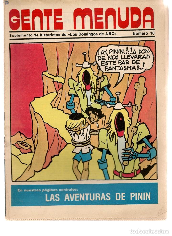 C&oacute;mics: GENTE MENUDA. N&ordm; 18. SUPLEMENTO &uml;LOS DOMINGOS DE A B C &uml;. (ST/C86) - Foto 1