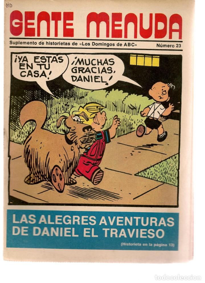 C&oacute;mics: GENTE MENUDA. N&ordm; 23. SUPLEMENTO &uml;LOS DOMINGOS DE A B C &uml;. (ST/C86) - Foto 1