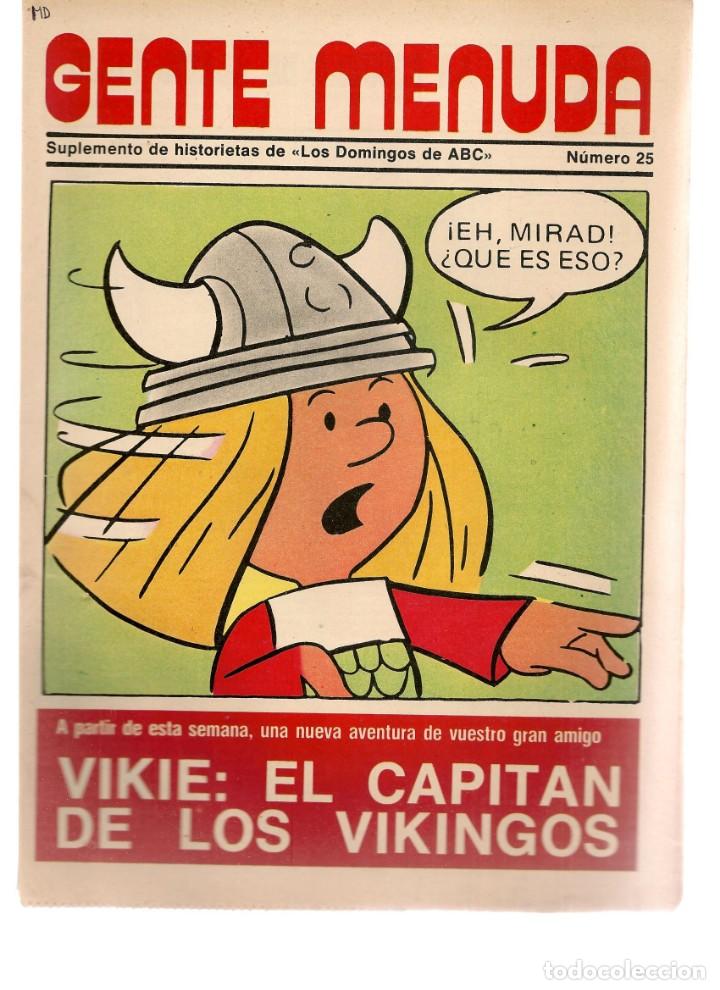 C&oacute;mics: GENTE MENUDA. N&ordm; 25. SUPLEMENTO &uml;LOS DOMINGOS DE A B C &uml;. (ST/C86) - Foto 1