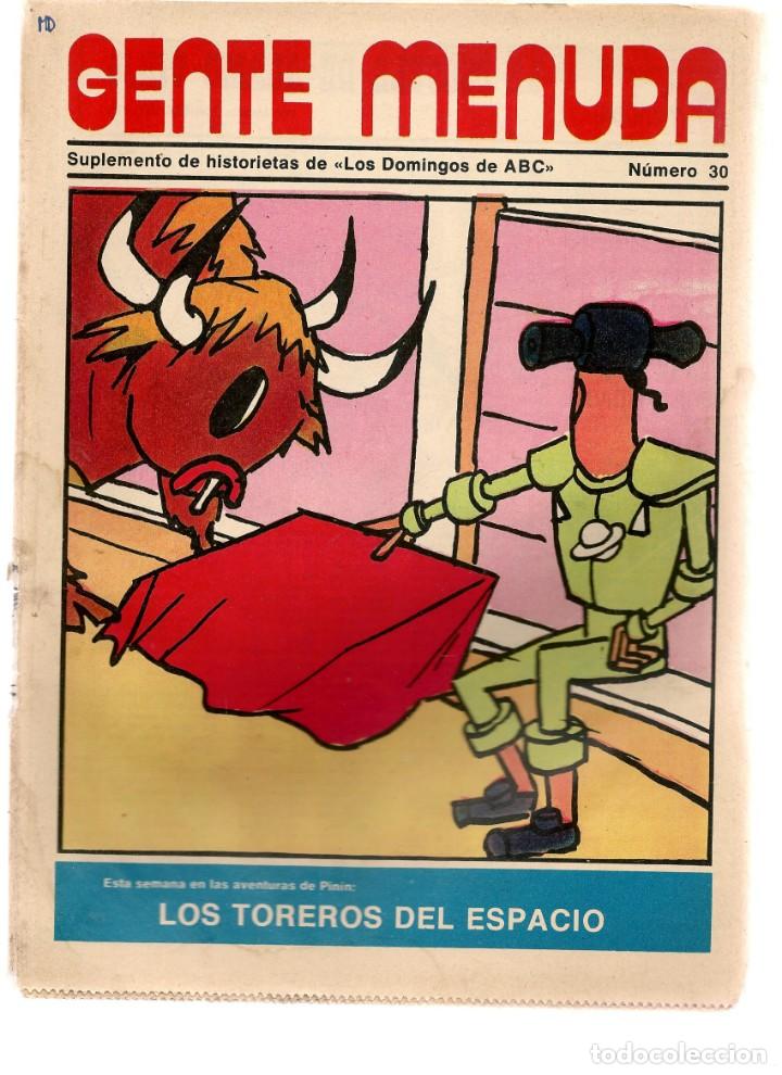 C&oacute;mics: GENTE MENUDA. N&ordm; 30. SUPLEMENTO &uml;LOS DOMINGOS DE A B C &uml;. (ST/C86) - Foto 1