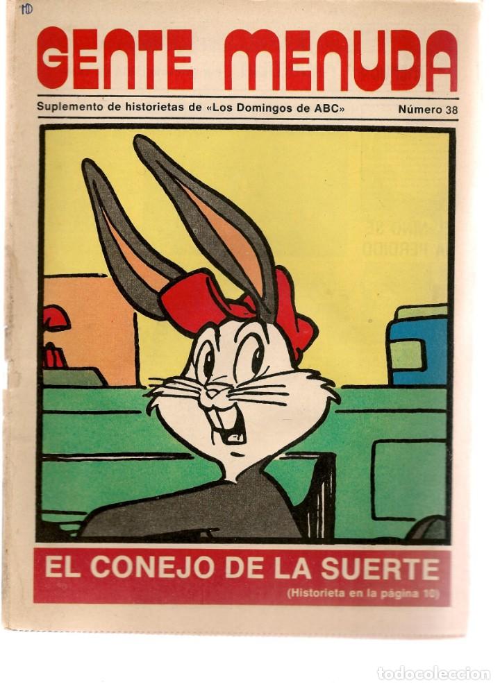 C&oacute;mics: GENTE MENUDA. N&ordm; 38.  SUPLEMENTO &uml;LOS DOMINGOS DE A B C &uml;. (ST/C86) - Foto 1