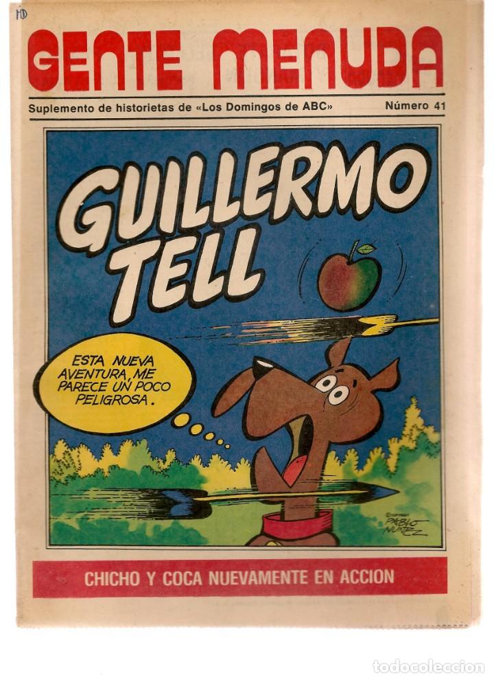 C&oacute;mics: GENTE MENUDA. N&ordm; 41. SUPLEMENTO &uml;LOS DOMINGOS DE A B C &uml;. (ST/C86) - Foto 1