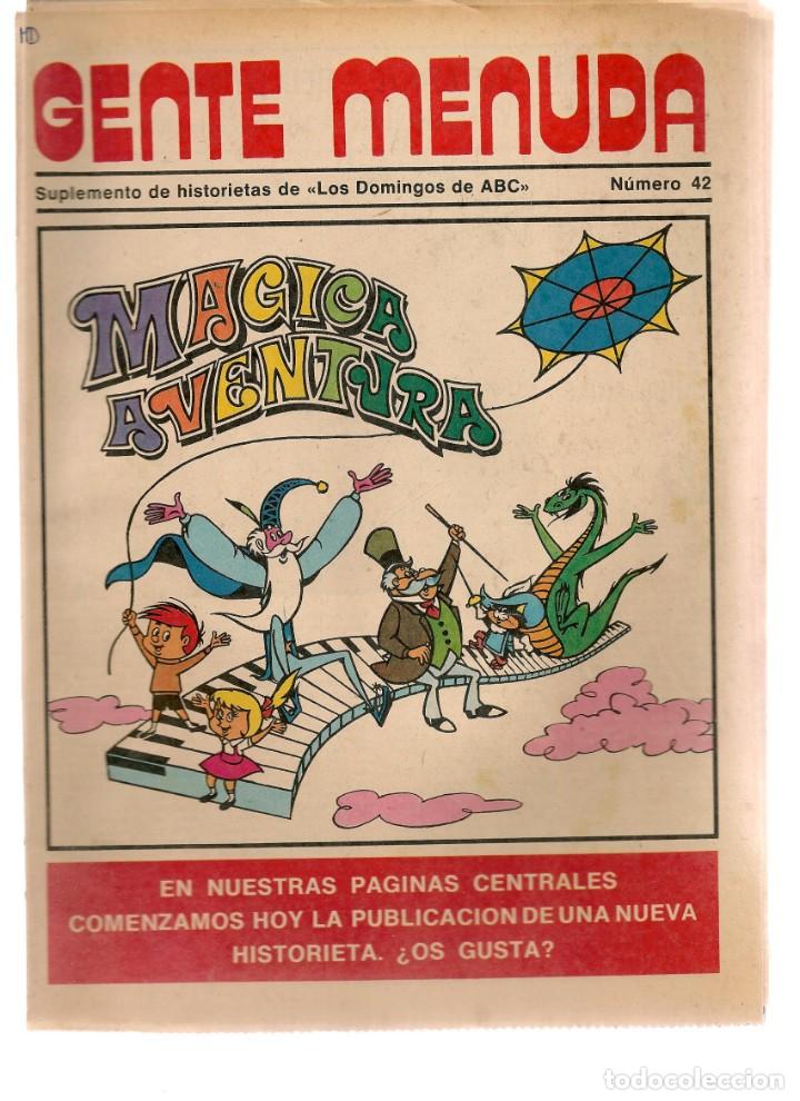 C&oacute;mics: GENTE MENUDA. N&ordm; 42. SUPLEMENTO &uml;LOS DOMINGOS DE A B C &uml;. (ST/C86) - Foto 1