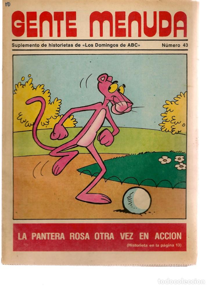 C&oacute;mics: GENTE MENUDA. N&ordm; 43. SUPLEMENTO &uml;LOS DOMINGOS DE A B C &uml;. (ST/C86) - Foto 1