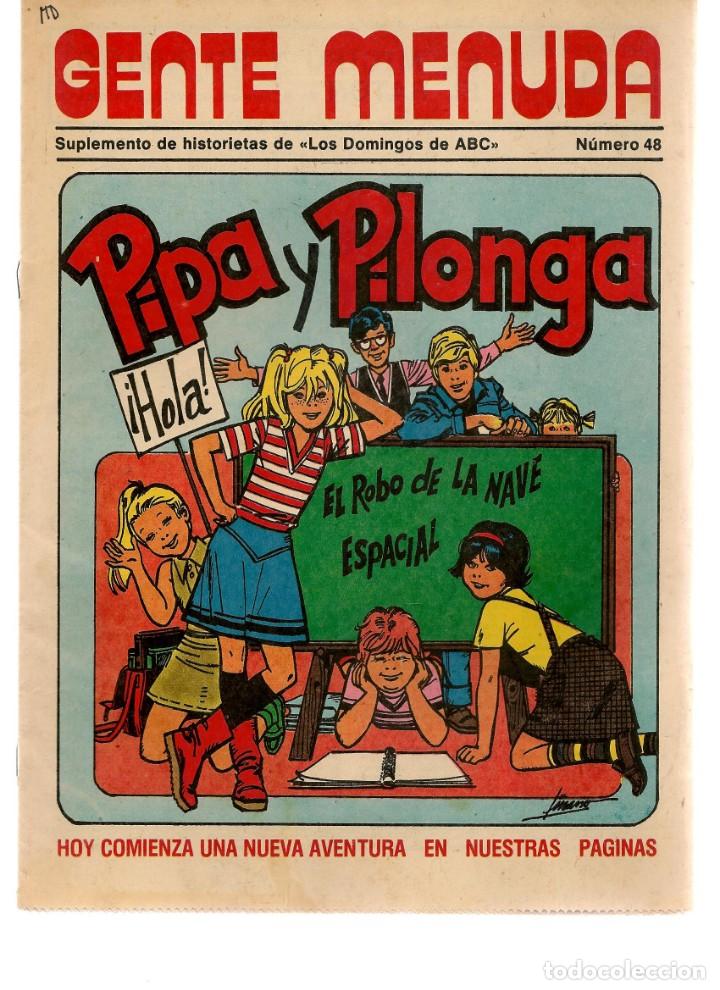 C&oacute;mics: GENTE MENUDA. N&ordm; 48. SUPLEMENTO &uml;LOS DOMINGOS DE A B C &uml;. (ST/C86) - Foto 1