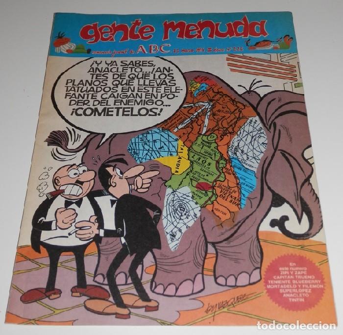 C&oacute;mics: GENTE MENUDA N&ordm; 226 - SUPLEMENTO DE ABC - Foto 1
