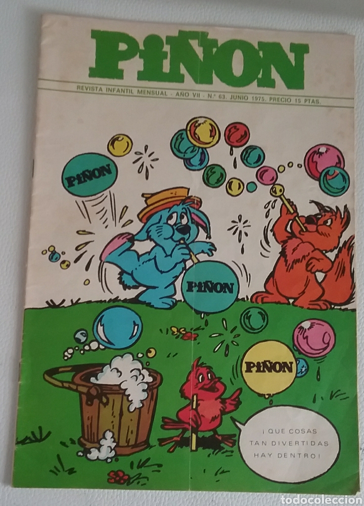 C&oacute;mics: REVISTA PI&Ntilde;ON N&deg; 63, junio 1975. - Foto 1