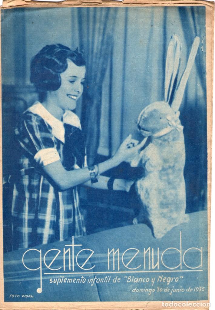 C&oacute;mics: GENTE MENUDA - SUPLEMENTO INFANTIL DE BLANCO Y NEGRO - 30 DE JUNIO DE 1935. - Foto 1