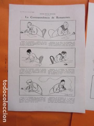 C&oacute;mics: A&Ntilde;O 1929 - 3 HOJAS SUELTAS SILENO VI&Ntilde;ETAS COMIC - Foto 2