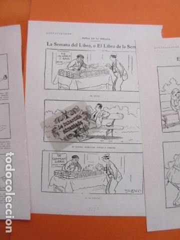 C&oacute;mics: A&Ntilde;O 1929 - 3 HOJAS SUELTAS SILENO VI&Ntilde;ETAS COMIC - Foto 3