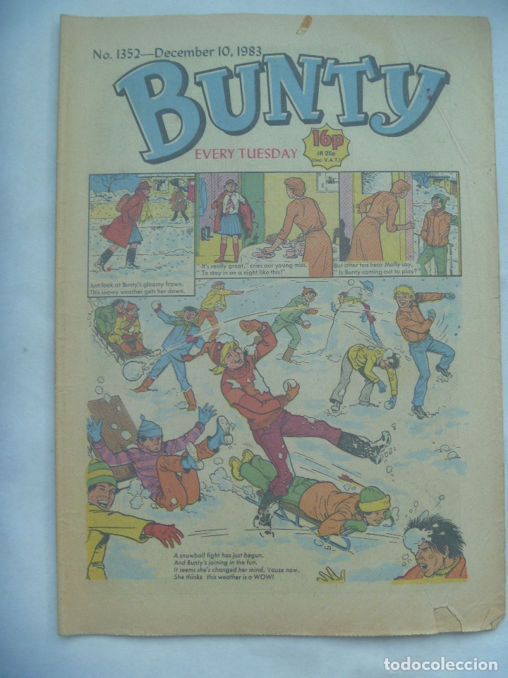C&oacute;mics: BUNTY , DICIEMBRE 1983 . EDICION ORIGINAL EN INGLES - Foto 1