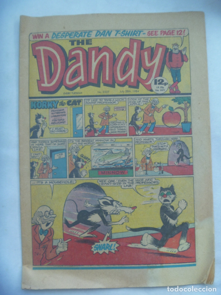 C&oacute;mics: THE DANDY , JULIO 1984 . EDICION ORIGINAL EN INGLES - Foto 1