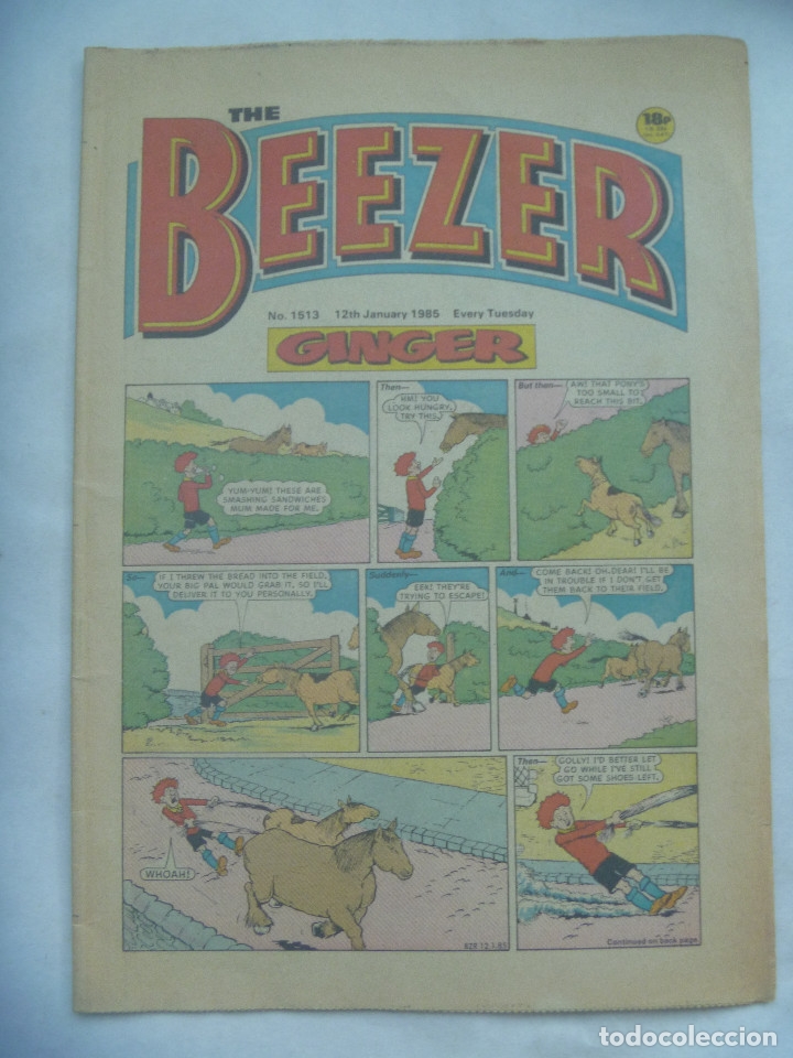 C&oacute;mics: THE BEEZER , ENERO 1985 . EDICION ORIGINAL EN INGLES - Foto 1