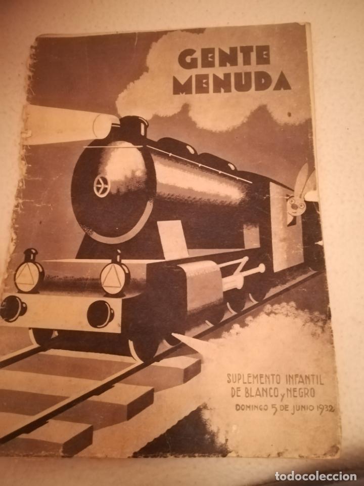 C&oacute;mics: GENTE MENUDA. SUPLEMENTO INFANTIL DE BLANCO Y NEGRO. 5 JUNIO 1932 - Foto 1