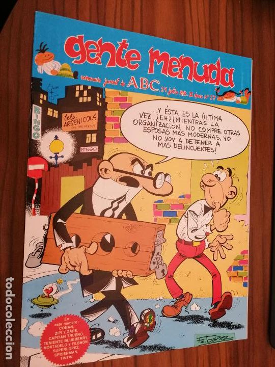 C&oacute;mics: GENTE MENUDA 37. SUPLEMENTO DE COMICS DE ABC. GRAPA. BUEN ESTADO - Foto 1