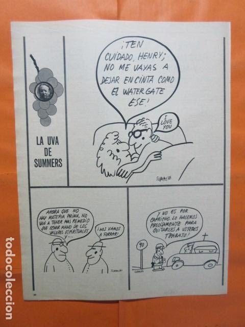 C&oacute;mics: 1974 - LA UVA DE SUMMERS 1 PAGINA - Foto 1