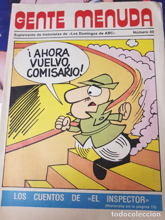 C&oacute;mics: comic gente menuda numero 40 suplemento abc - Foto 1