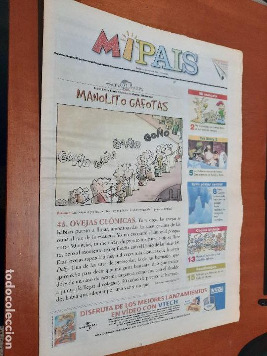 Comics : MI PAIS. 68. SUPLEMENTO DE COMIC INFANTIL DE EL PAIS. BUEN ESTADO. PERI&Oacute;DICO. DIFICIL DE CONSEGUIR