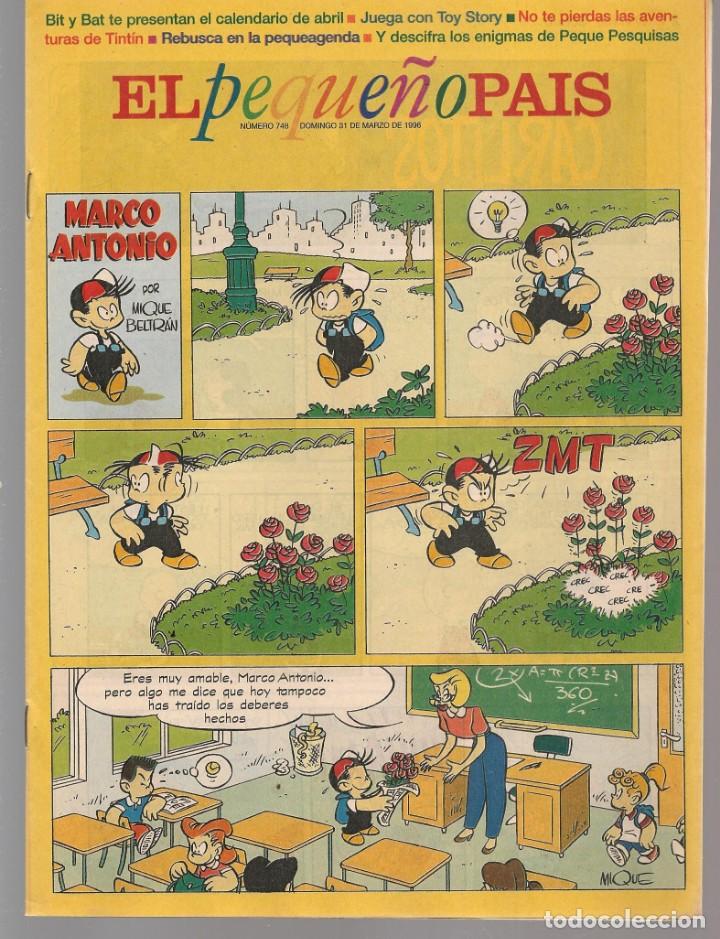Comics: PEQUE&Ntilde;O PAIS. N&ordm; 748. MARCO ANTONIO. 31 MARZO 1996. (ST/B8.2)