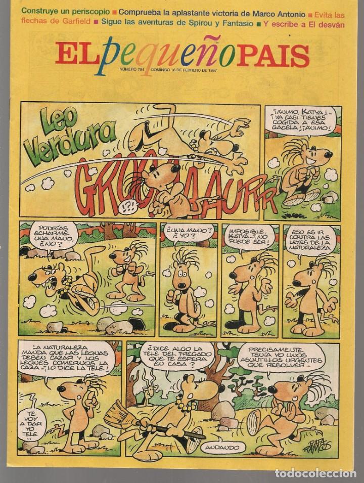 Comics: PEQUE&Ntilde;O PAIS. N&ordm; 794. LEO VERDURA. 16 FEBRERO 1997. (ST/B8.2)