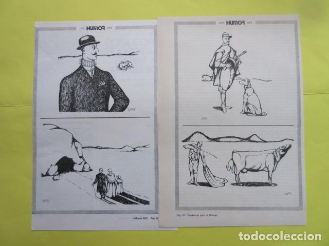 C&oacute;mics: LOTE 2 HOJAS HUMOR OPS - 1972 - Foto 1