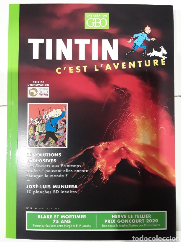C&oacute;mics: REVISTA GEO. TINTIN CEST LAVENTURE 9. EN FRANC&Eacute;S - Foto 1