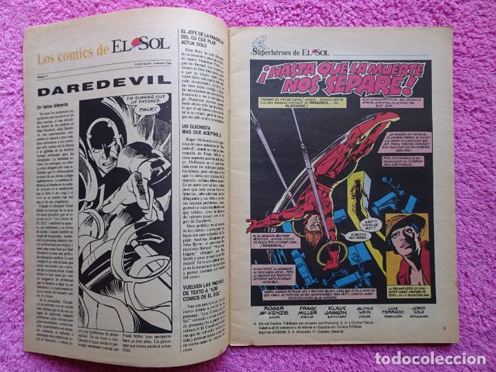 C&oacute;mics: daredevil los comics de el sol 9 1990 - Foto 2
