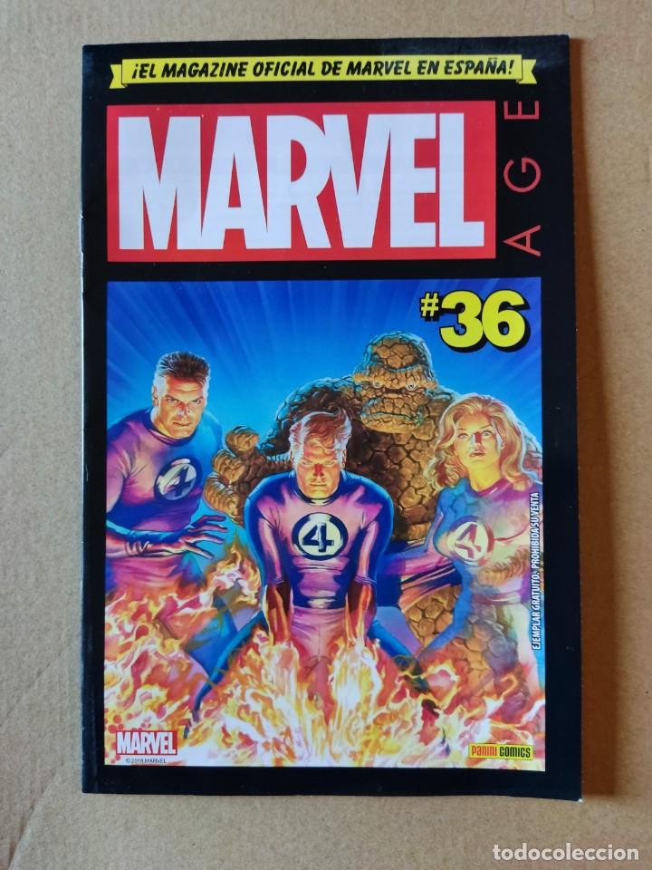 C&oacute;mics: MAGAZINE MARVEL AGE PANINI CONFIDENCIAL # 36 ENERO DE 2018 - PANINI COMICS - Foto 1