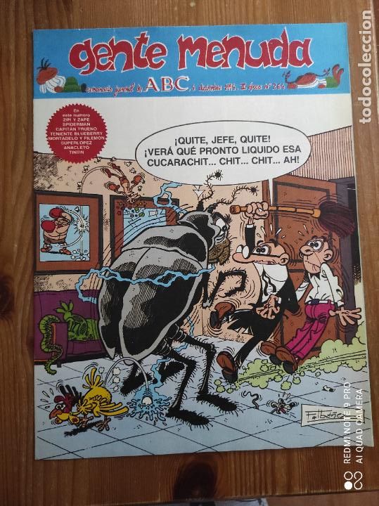 C&oacute;mics: GENTE MENUDA - SEMANARIO JUVENIL DE ABC -NUM 264 - 1994 - Foto 1